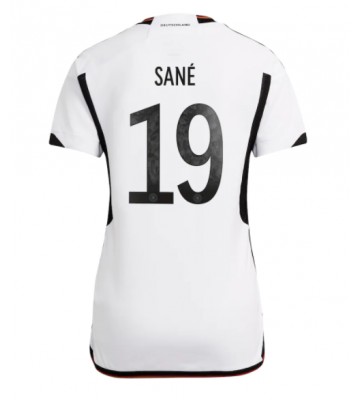 Niemcy Leroy Sane #19 Koszulka Podstawowych Kobiety MŚ 2022 Krótki Rękaw